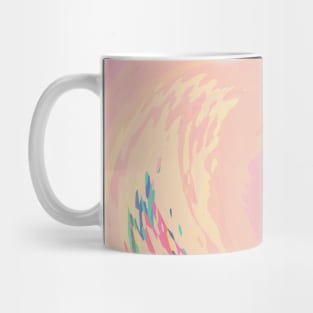 Swirl Of Soft Colors Lines Mug